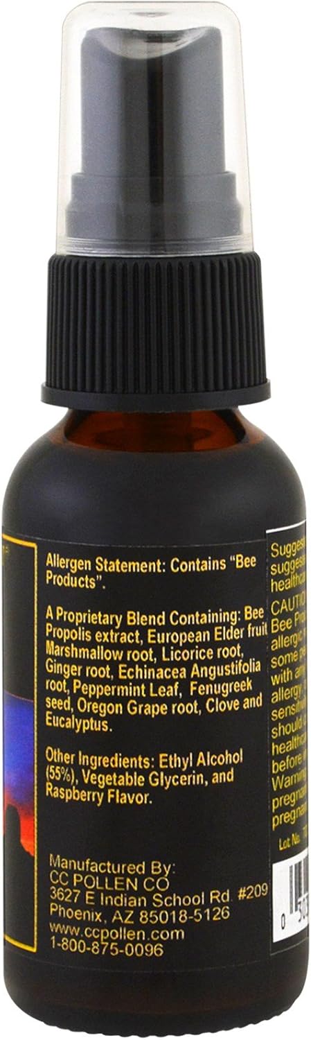 1 fl oz CC Pollen Propolis Spray - Natural Immune Support Spray