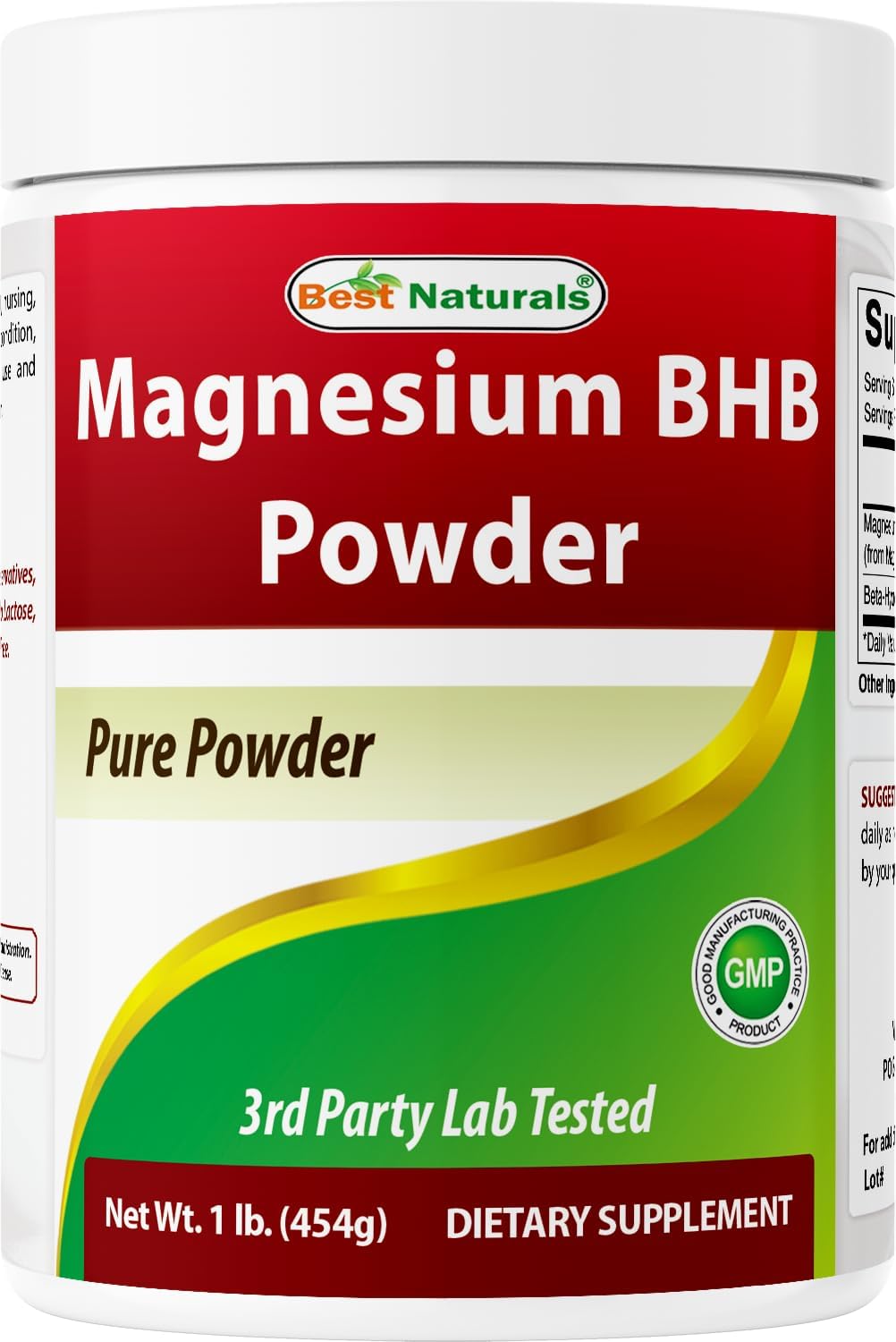 1 Lb Best Naturals Magnesium BHB Powder - High Quality Keto Supplement