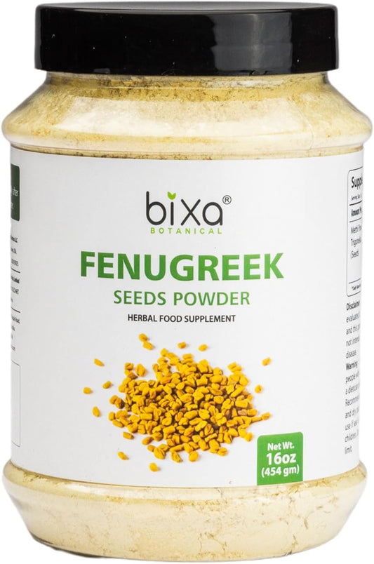 1 lb Bixa Botanical Fenugreek Powder (Trigonella Foenum) - Ayurvedic Herbal Supplement