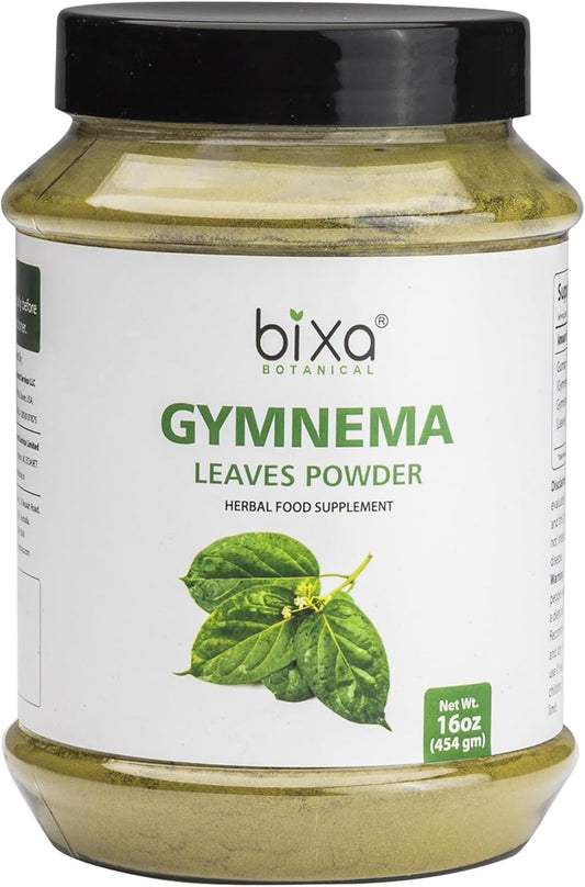 1 lb Bixa Botanical Gymnema Leaf Powder - Gudmar & Shardunika - Digestive Stimulant - Herbal Supplement