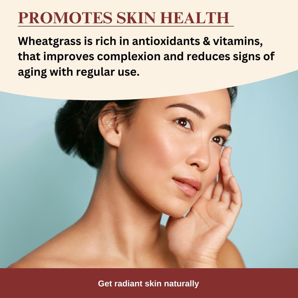 1 lb Darsa Organics Wheatgrass Powder - Non-GMO, Gluten-Free, Kosher, Rich in Vitamins A, C & E, Boosts Energy, Vitality & Digestive Health from India - BoostGo Australia