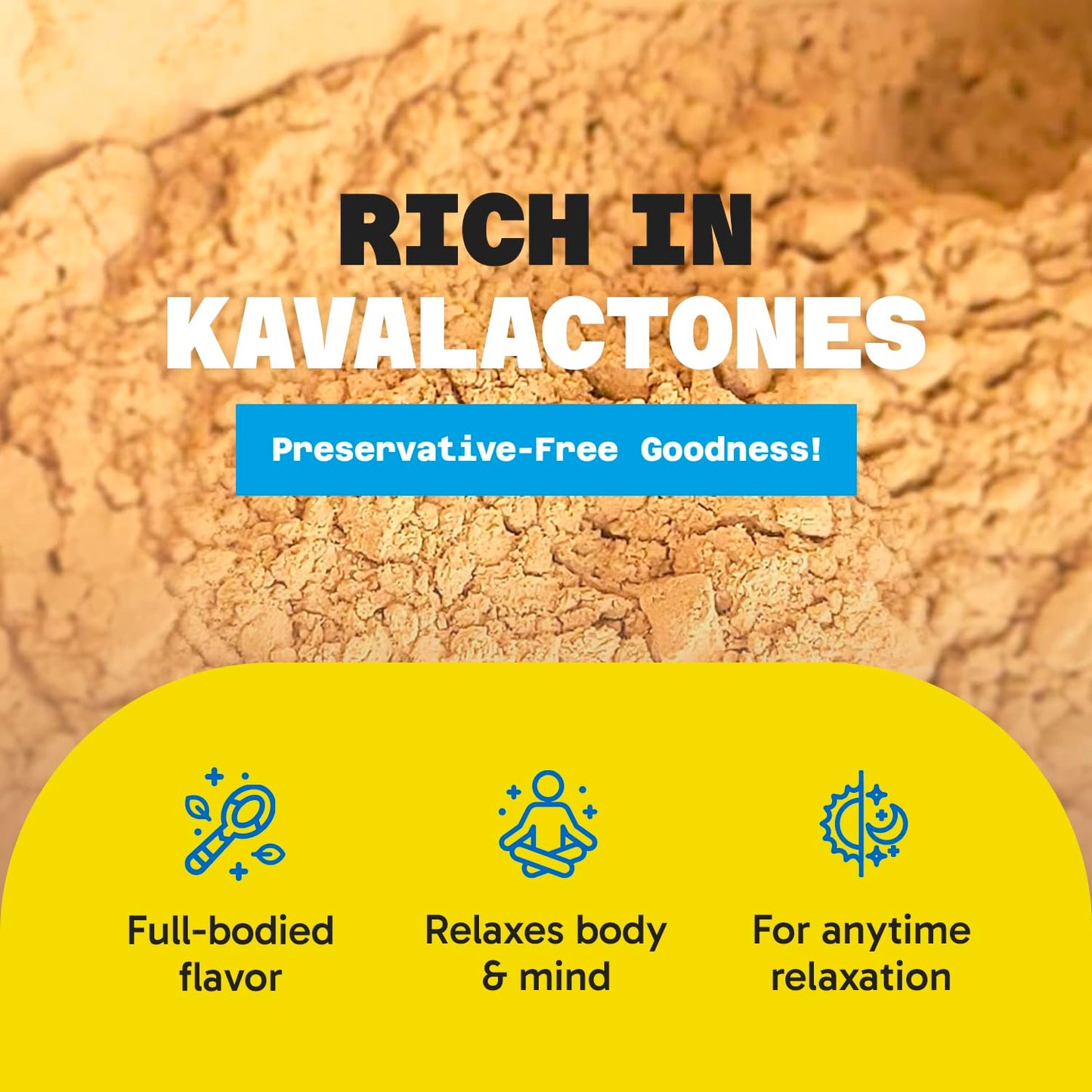 1 lb Fiji Vanua Kava Premium Loloma Waka Kava Root Powder - Noble Kava Root with Sun-dried Lateral Roots - Medium Grind for Easy Preparation - Smooth & Delicious Taste