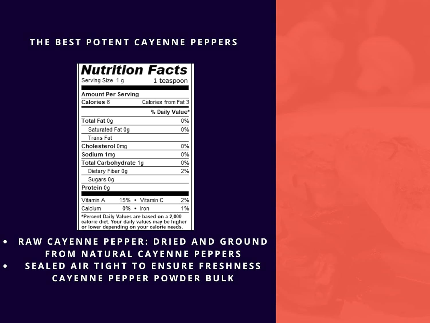 1 lb Gluten-Free Indian Cayenne Pepper Powder 90k H.U. - Spicy & Potent Vegan Seasoning for Food Service by Sweet Sunnah