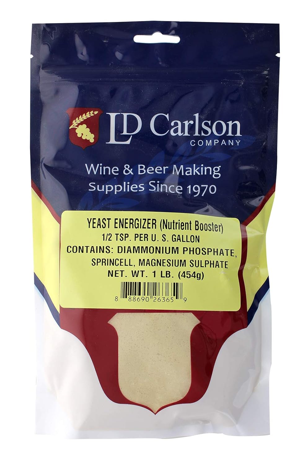 1 lb. Home Brew Ohio Yeast Energizer for Improved Fermentation