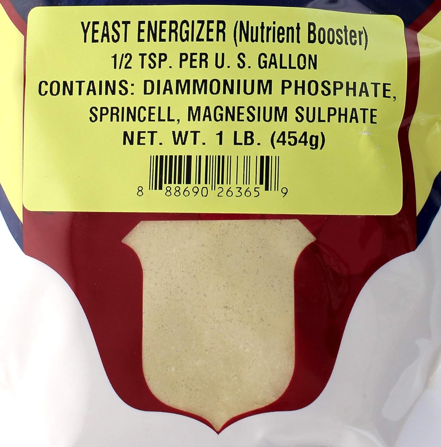 1 lb. Home Brew Ohio Yeast Energizer for Improved Fermentation