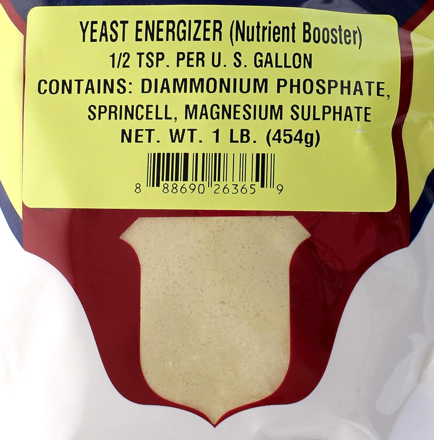 1 lb. Home Brew Ohio Yeast Energizer for Improved Fermentation