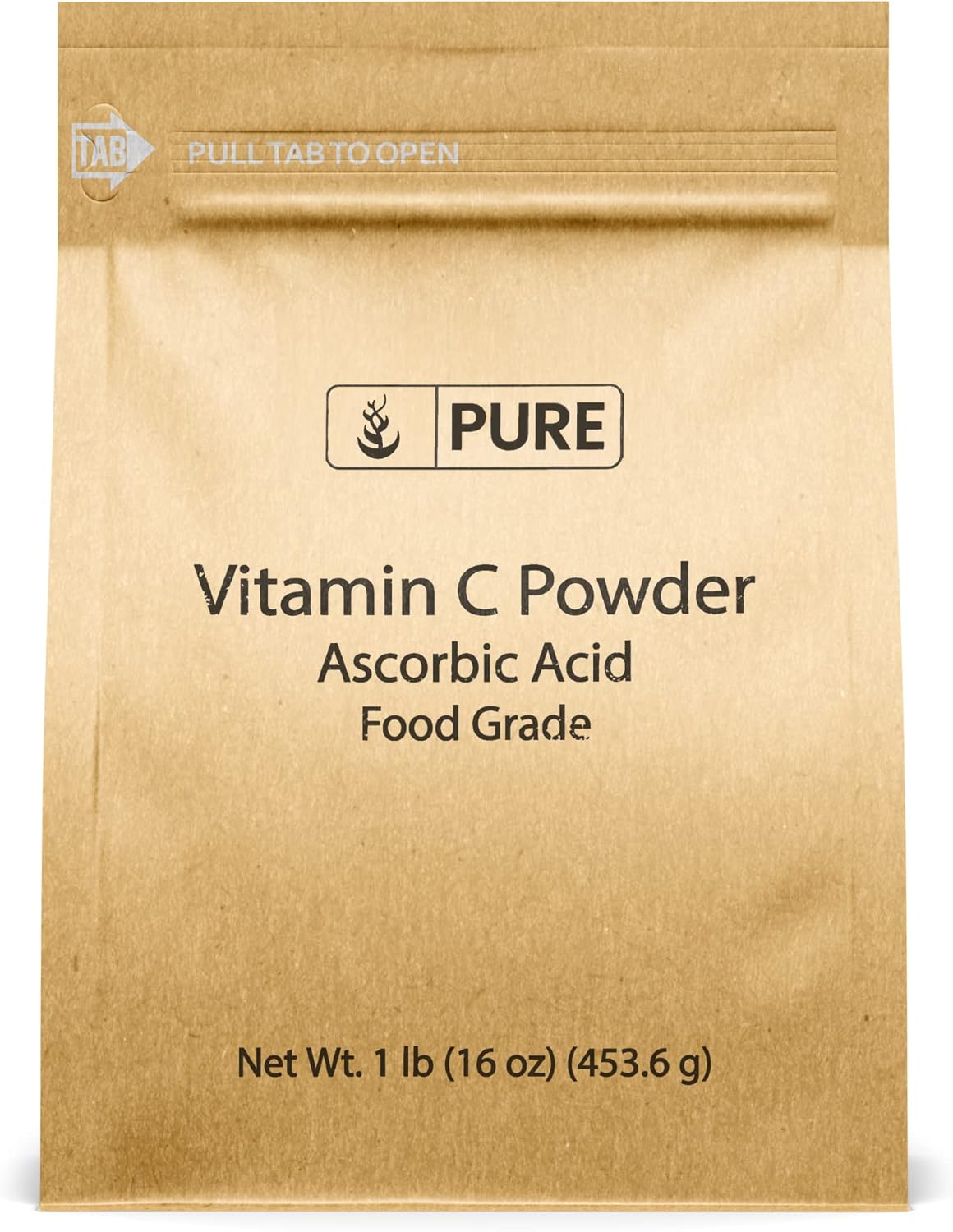 1 lb L-Lysine HCI and Vitamin C Powder Bundle - Pure Non-GMO Supplements, Gluten Free - Dietary Support