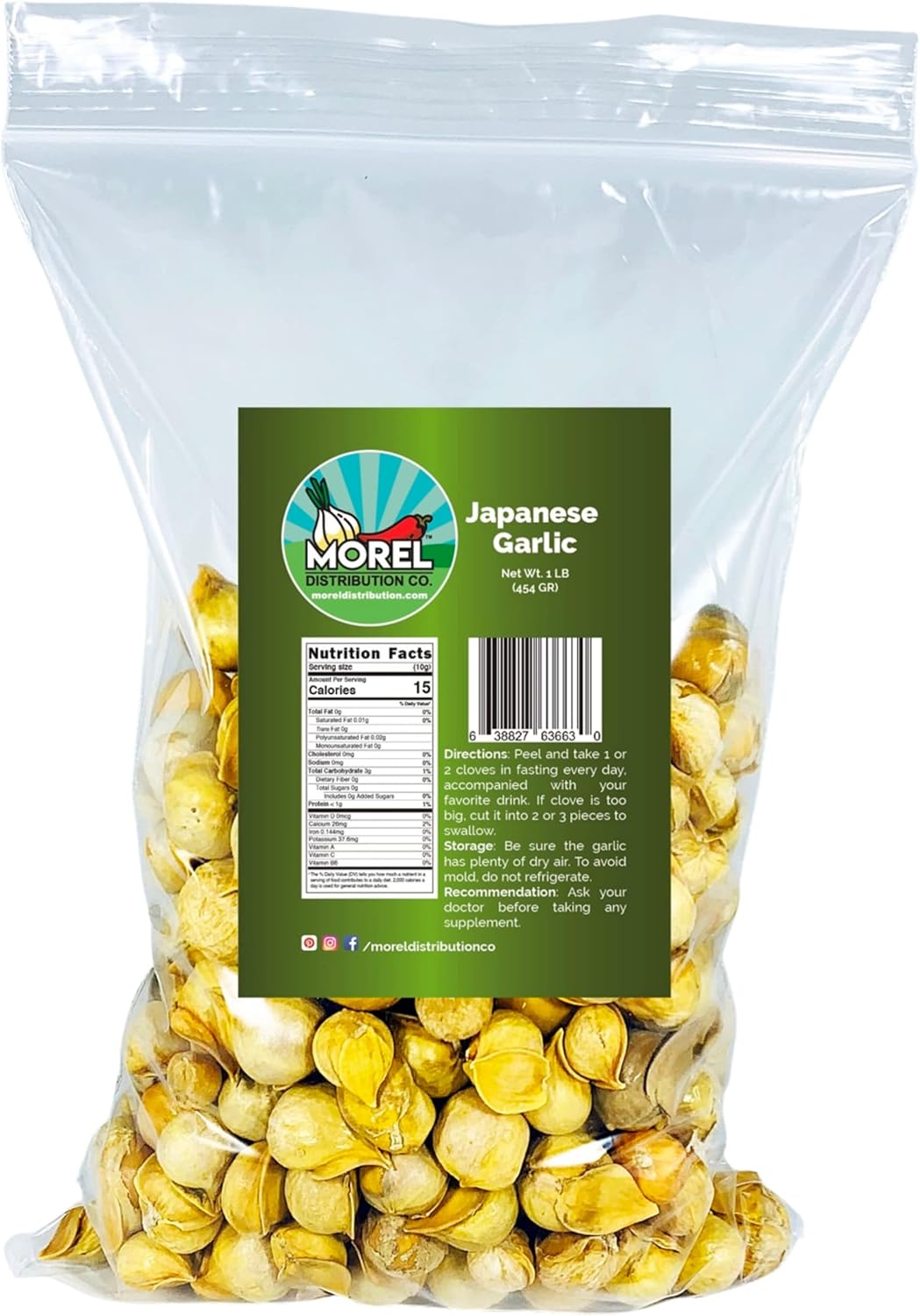1 lb of Japanese Garlic (Ajo Japones) by Morel Distribution Company