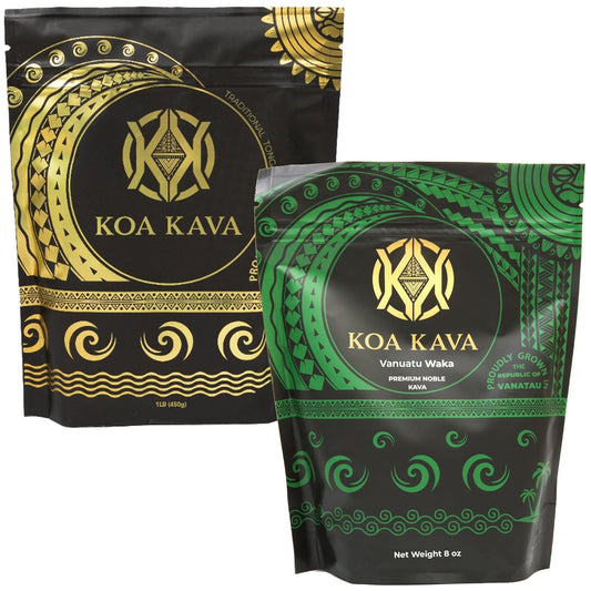 1 Lb of Koa Kava from Tonga with 8 oz of Vanuatu Blend - High-Quality Kava Root Mix