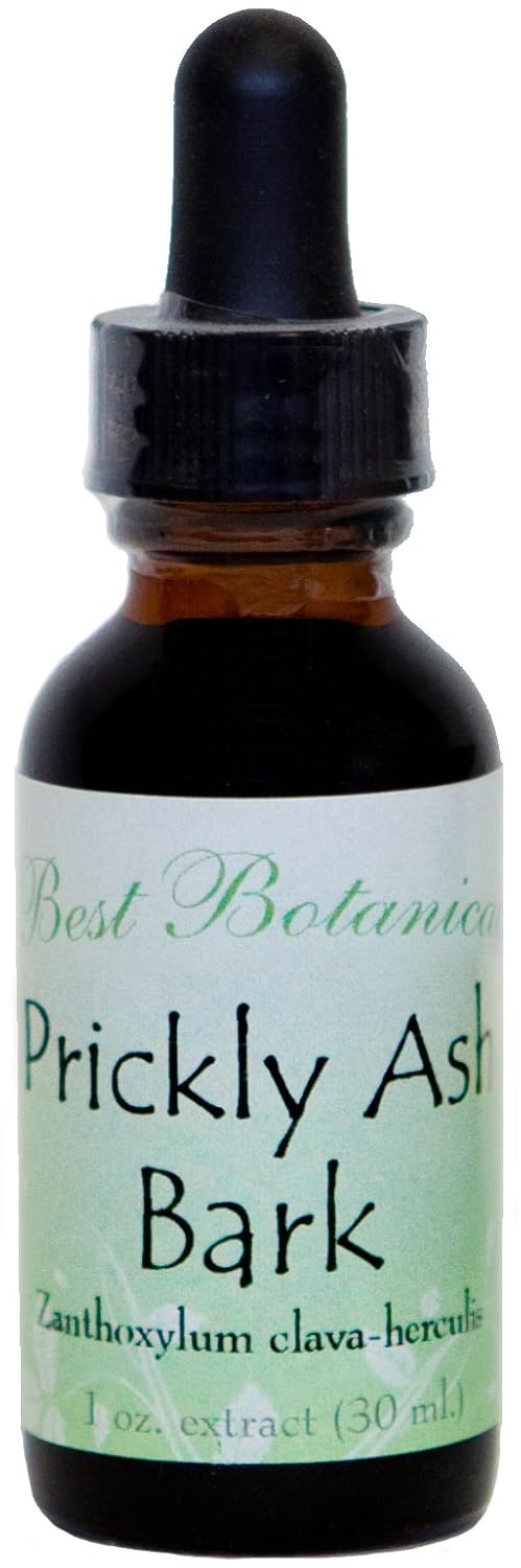 1 oz Best Botanicals Prickly Ash Bark Extract - Pure and Natural Formula for Overall Wellness