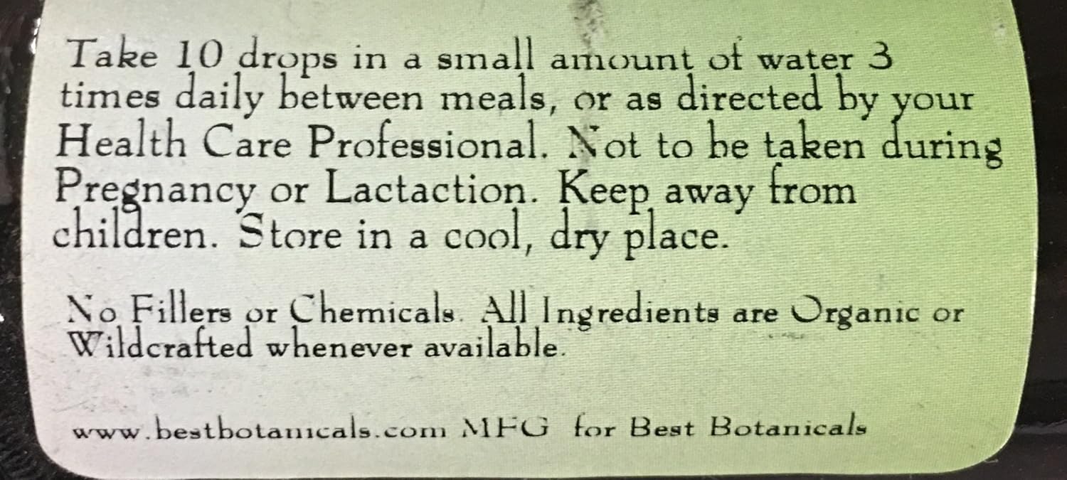 1 oz Best Botanicals Prickly Ash Bark Extract - Pure and Natural Formula for Overall Wellness