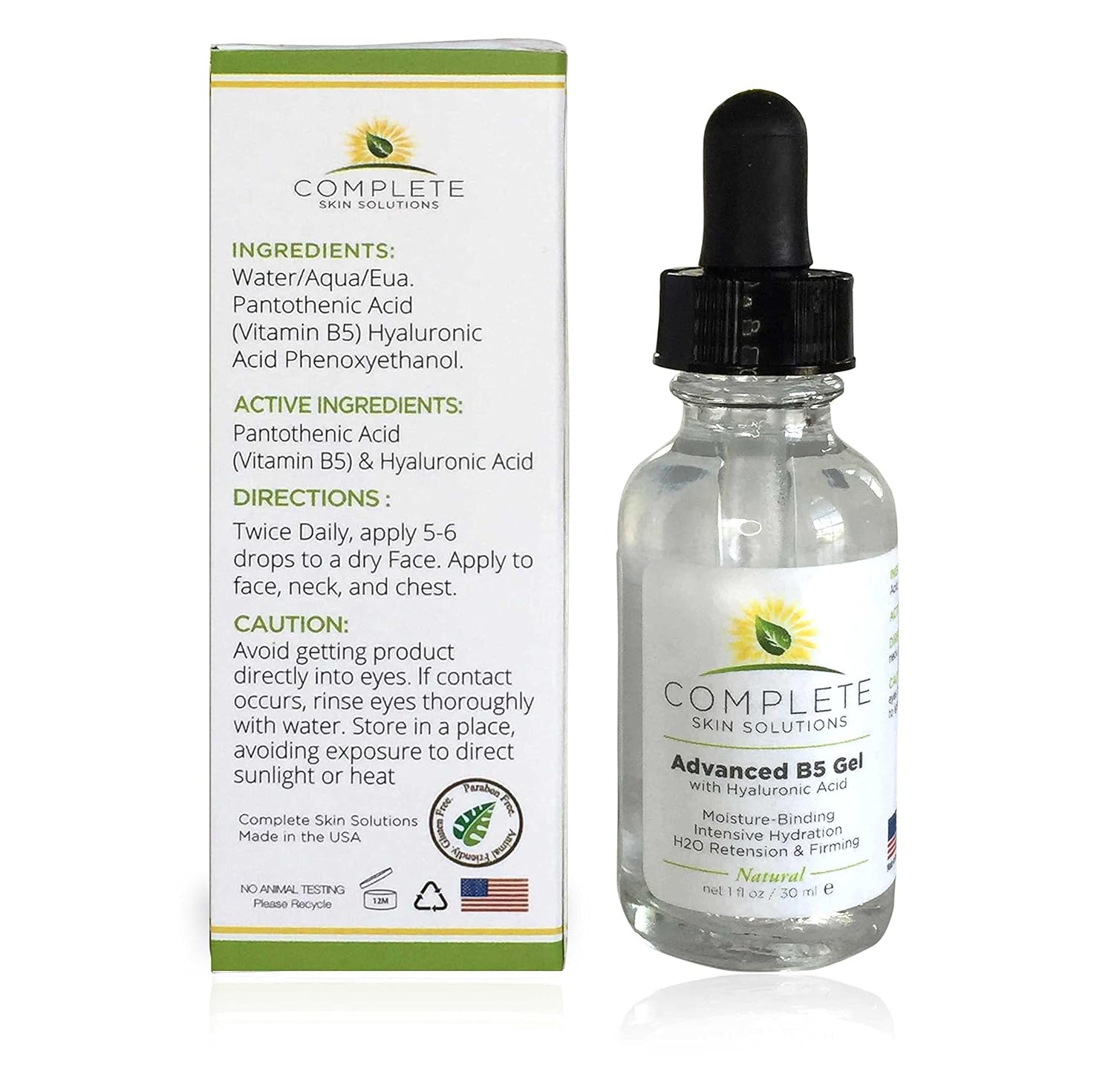 1 oz Hyaluronic Acid B5 Gel for Advanced Skin Hydration