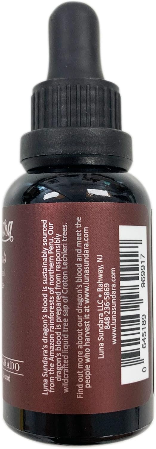 1 Oz Luna Sundara Dragon's Blood Sangre de Grado - Pure, Raw, Ethically Sourced, No Alcohol, Wild Crafted - 100% Natural