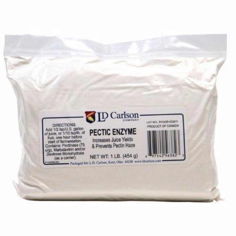 1-Pound LD Carlson Pectic Enzyme for Improved Wine and Cider Making