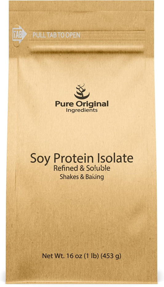 1 Pound of Pure Soy Protein Isolate - No Fillers or Additives