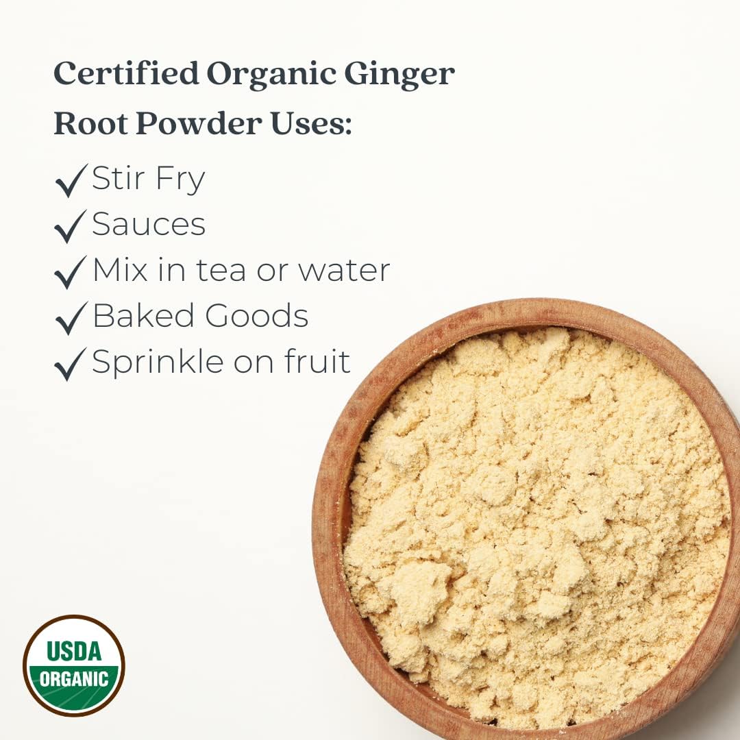 1 Pound of Starwest Botanicals Organic Ginger Root Powder