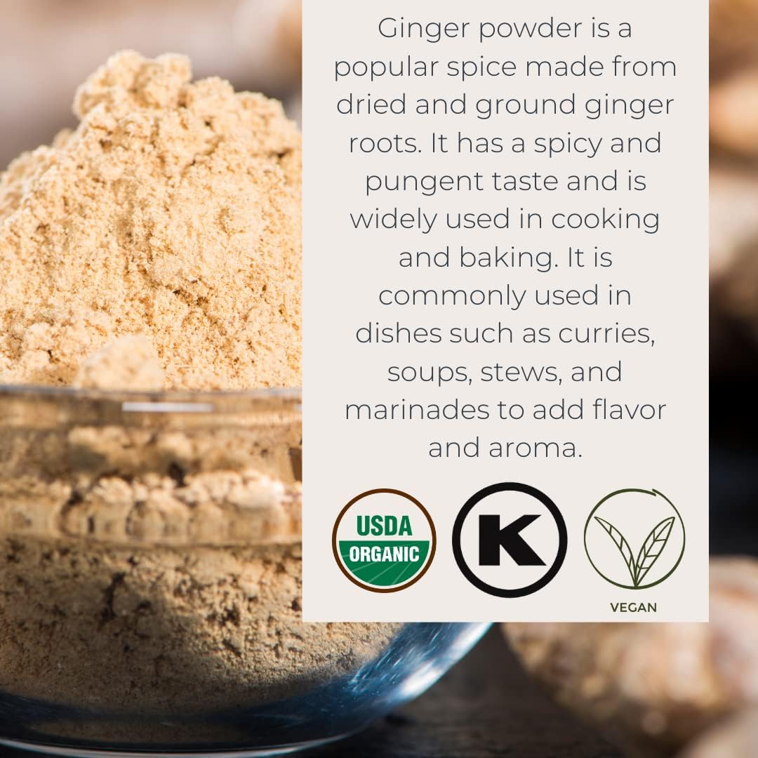 1 Pound of Starwest Botanicals Organic Ginger Root Powder