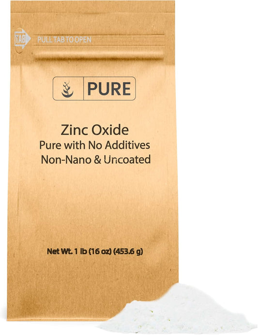 1 Pound of Zinc Oxide with Pure Original Ingredients in Eco-Friendly Non-Nano Packaging