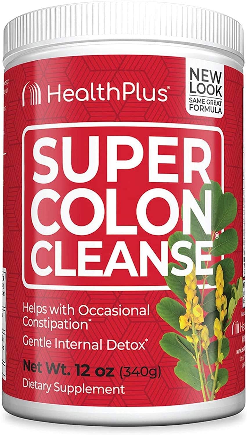 10-Day Health Plus Super Colon Cleanse Detox - More Than 2 Cleanses, 12 Oz Size