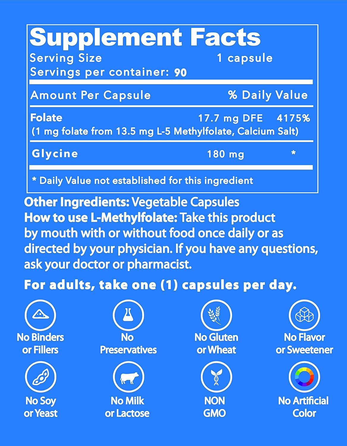 10 MG LifeStrength L-Methylfolate: Optimized & Bioactive 5-MTHF Supplement for Mood, Immune Support, Energy - Non-GMO, Gluten-Free - 90 Capsules - BoostGo Australia