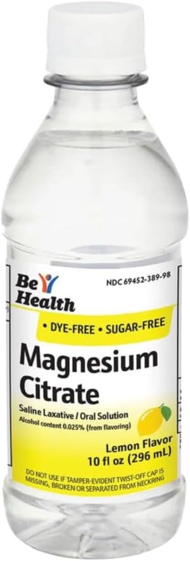 10 oz Bottle of Magnesium Citrate Solution - Single Pack