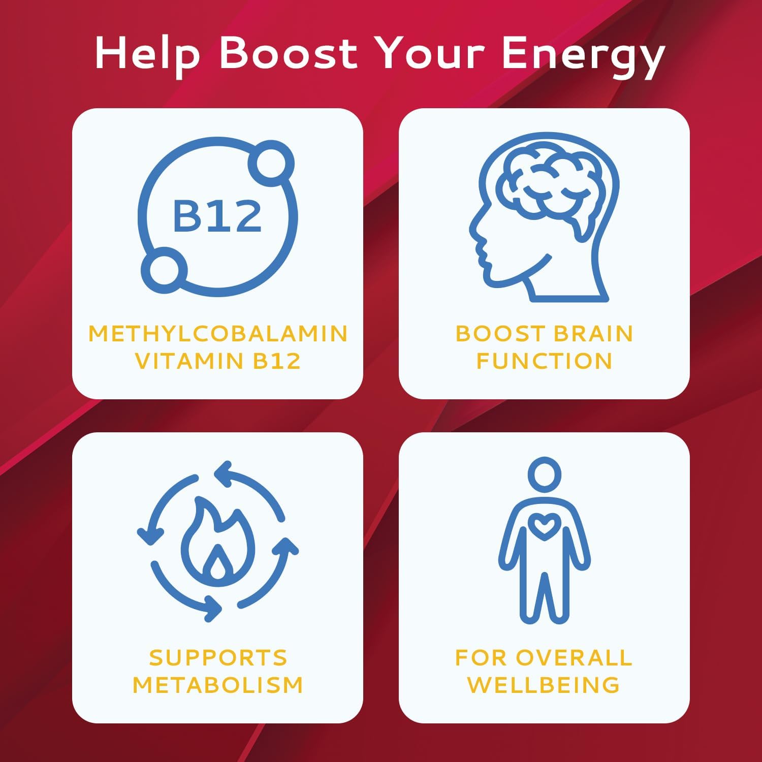 10 Pack CALMOUR Vitamin B12 Oral Dissolvable Mint Strips - 1500mcg Methylcobalamin Formula - Vegan & Gluten Free - Under Tongue Dissolve