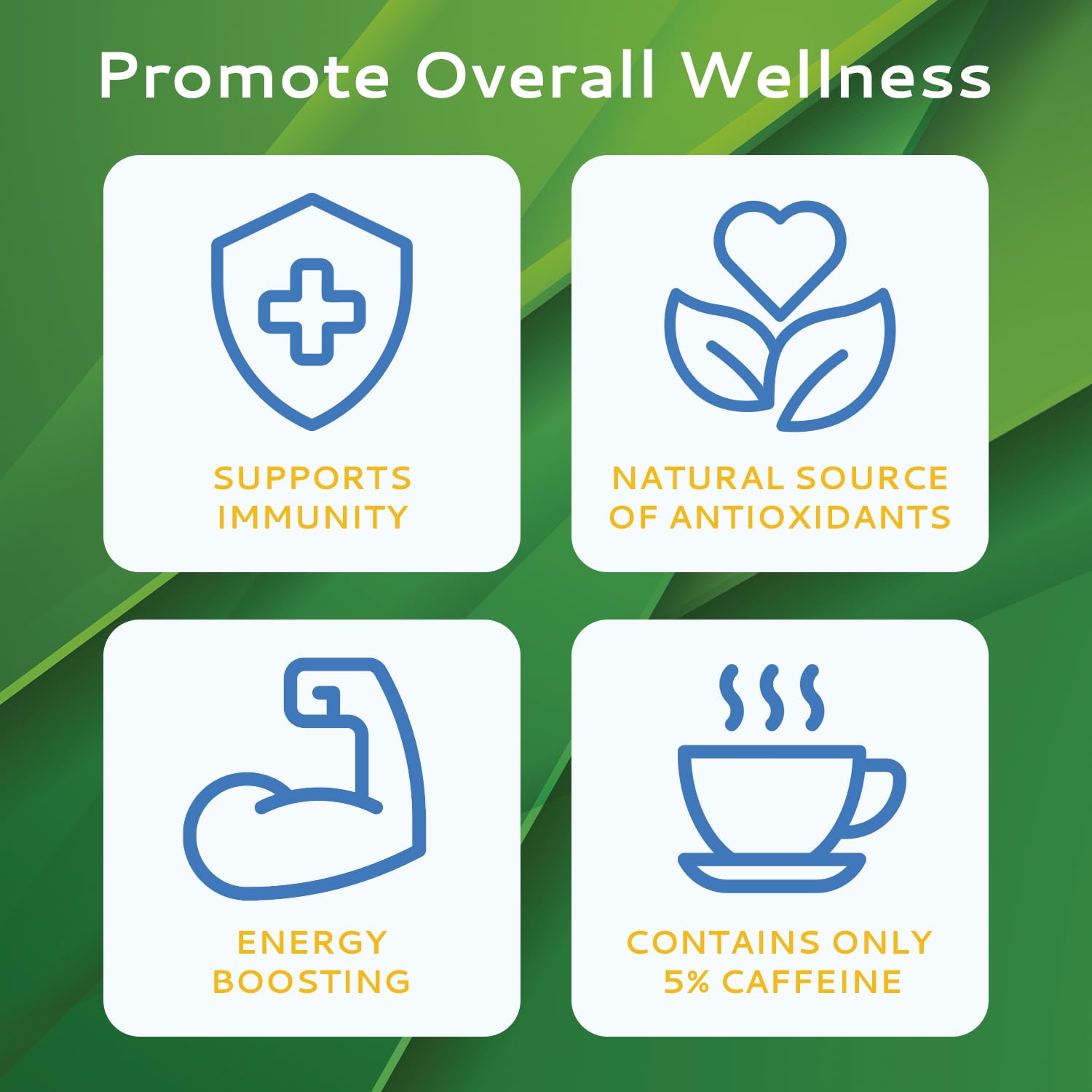 10 Pack of CALMOUR Natural Green Tea Extract Strips - On-The-Go Quick Dissolving Lemon Ginger Matcha Green Tea with Antioxidants