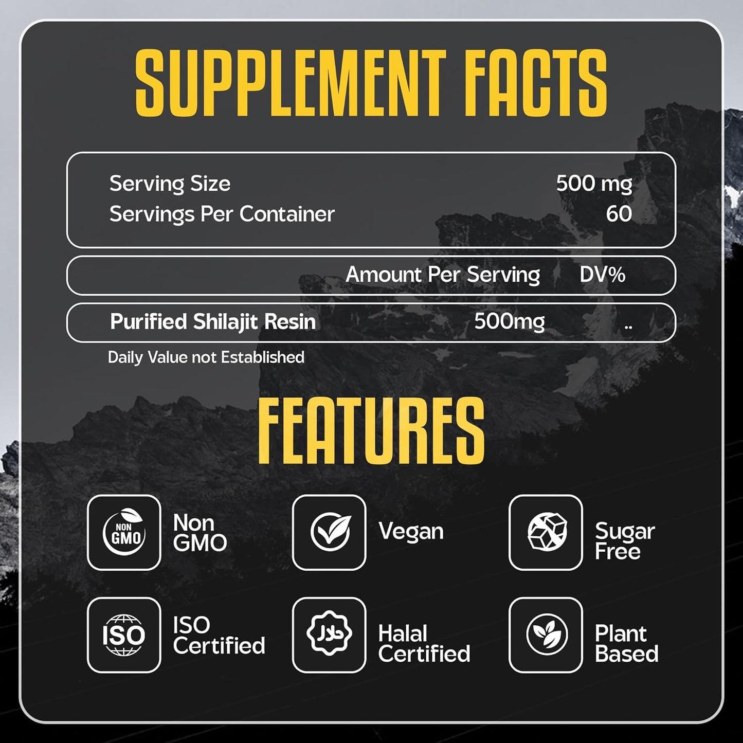 100% Authentic Pure Himalayan Organic Shilajit Resin - Natural Grade-A Supplement for Energy & Immune Support - 30g - Men & Women - Fulvic Acid & Trace Minerals - Lab Tested
