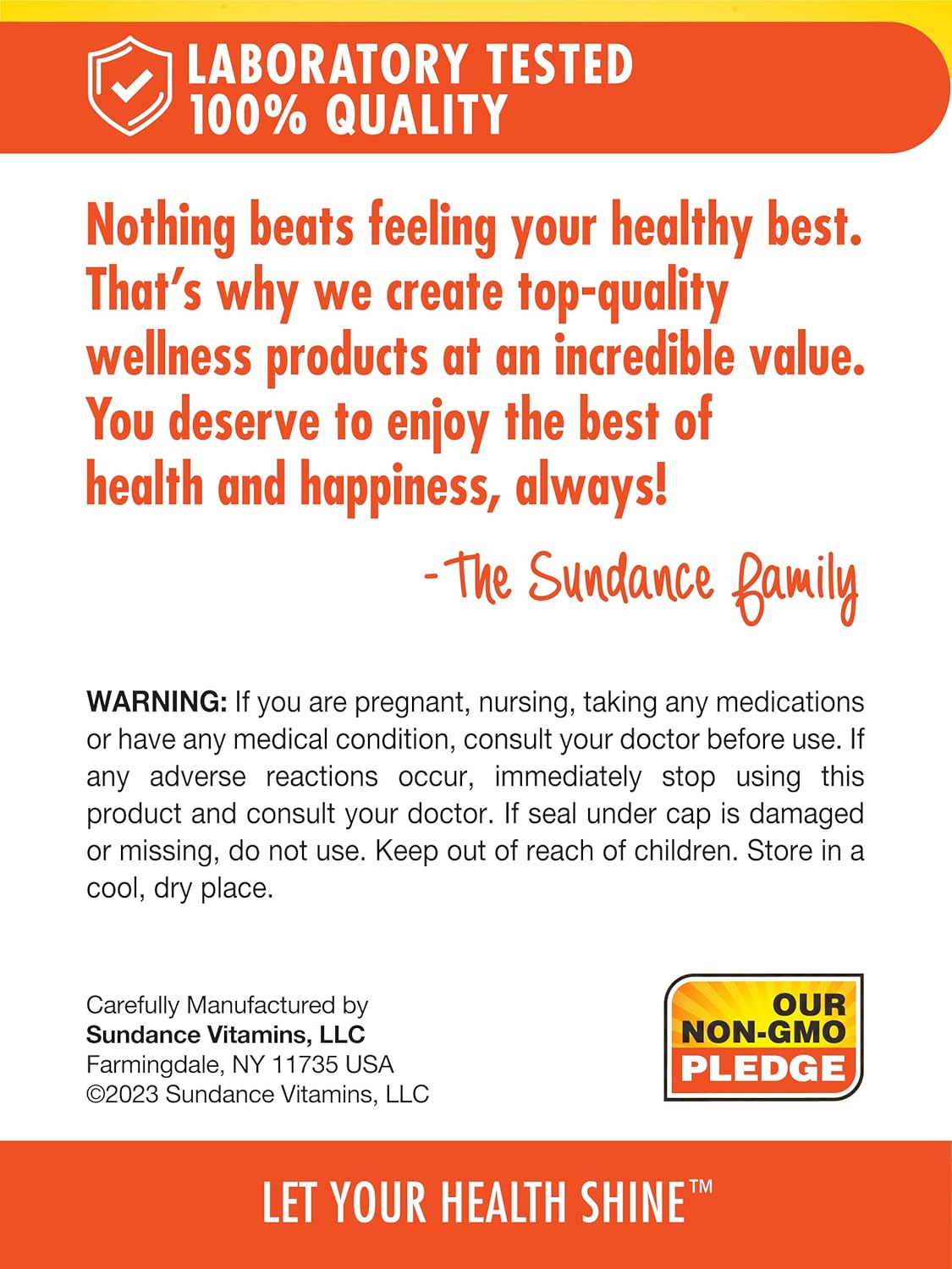 100 Caplets of Sundance Vitamin C with Bioflavonoids & Rose Hips - 1000mg, Vegetarian, Non-GMO, Gluten Free Supplement