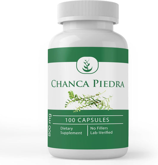 100 Capsules of Chanca Piedra with Pure Original Ingredients - Lab Verified, No Additives or Fillers Included