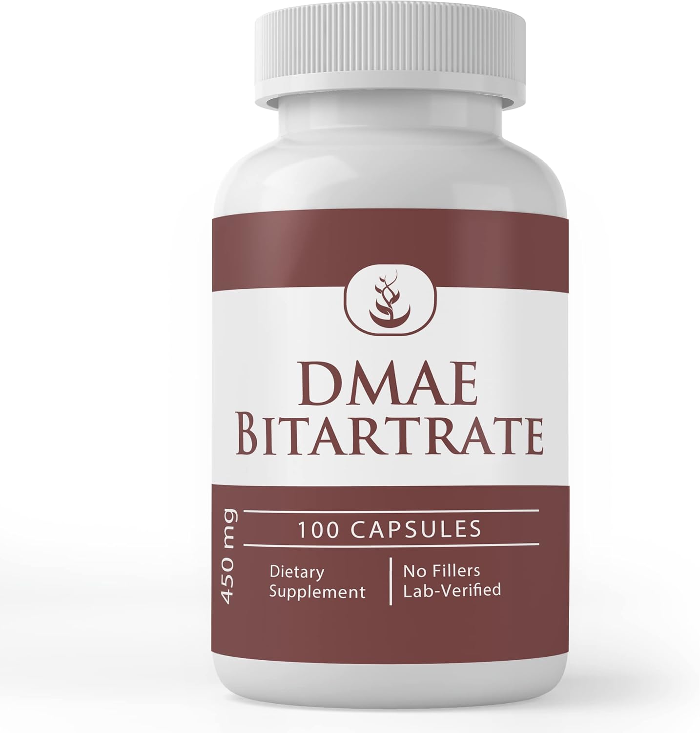 100 Capsules of DMAE Bitartrate with Pure Original Ingredients - Lab Verified, No Additives or Fillers