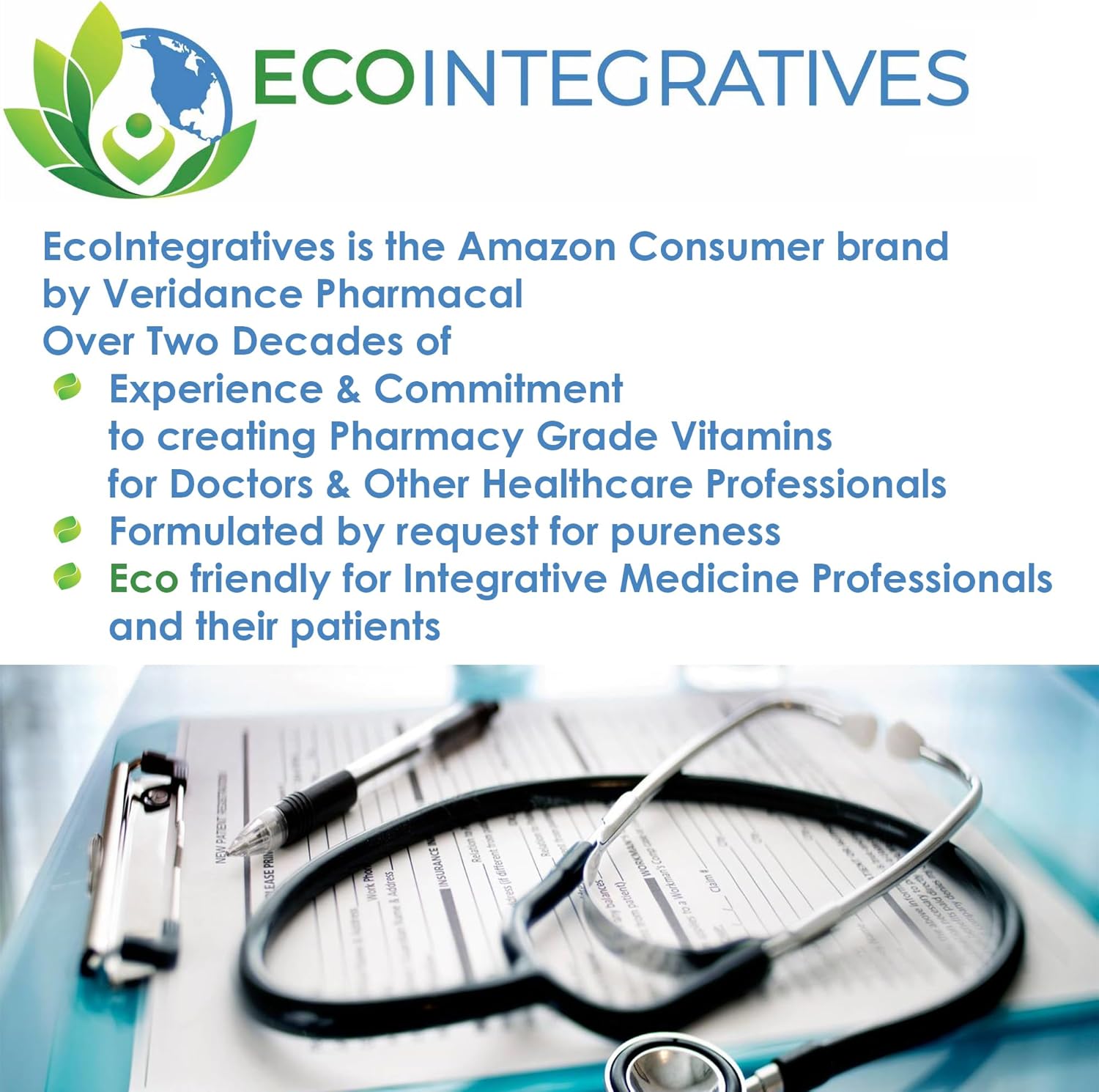 100 Capsules of EcoIntegratives Lithium Oro 20 mg for Emotional Wellness, Memory, and Behavior with Bioavailable Elemental Lithium Orotate