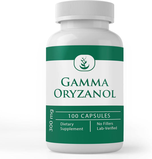 100 Capsules of Gamma Oryzanol with Pure Original Ingredients, Lab Verified - No Additives or Fillers - BoostGo Australia