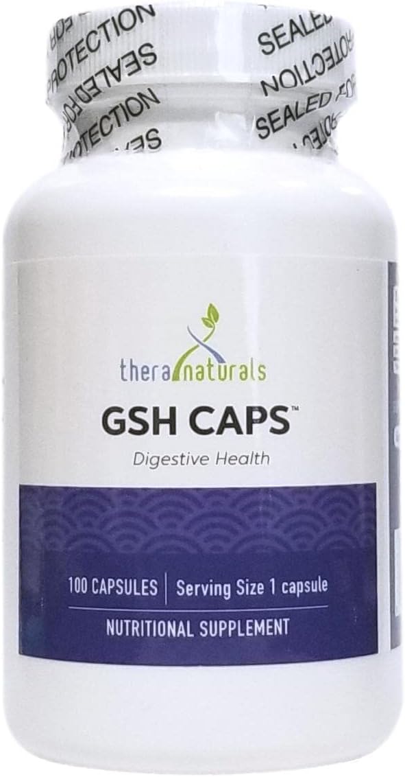 100 Capsules of GSH CAPS for Digestive Health with Glutathione by Holistic Health International, LLC
