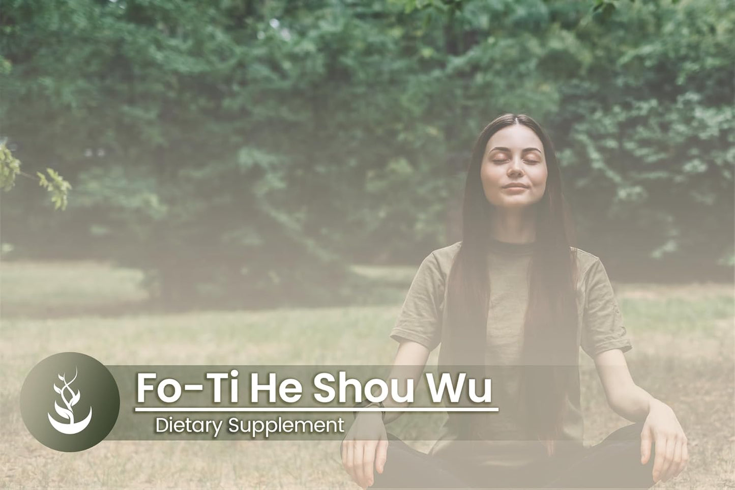 100 Capsules of Lab Verified Fo-Ti (He Shou Wu) with Pure Original Ingredients, No Additives or Fillers