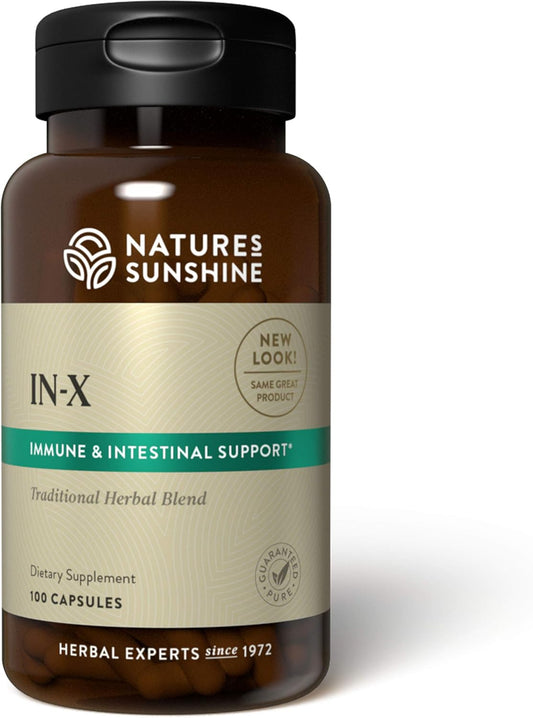 100 Capsules of Nature's Sunshine in-X: Natural Health Supplement