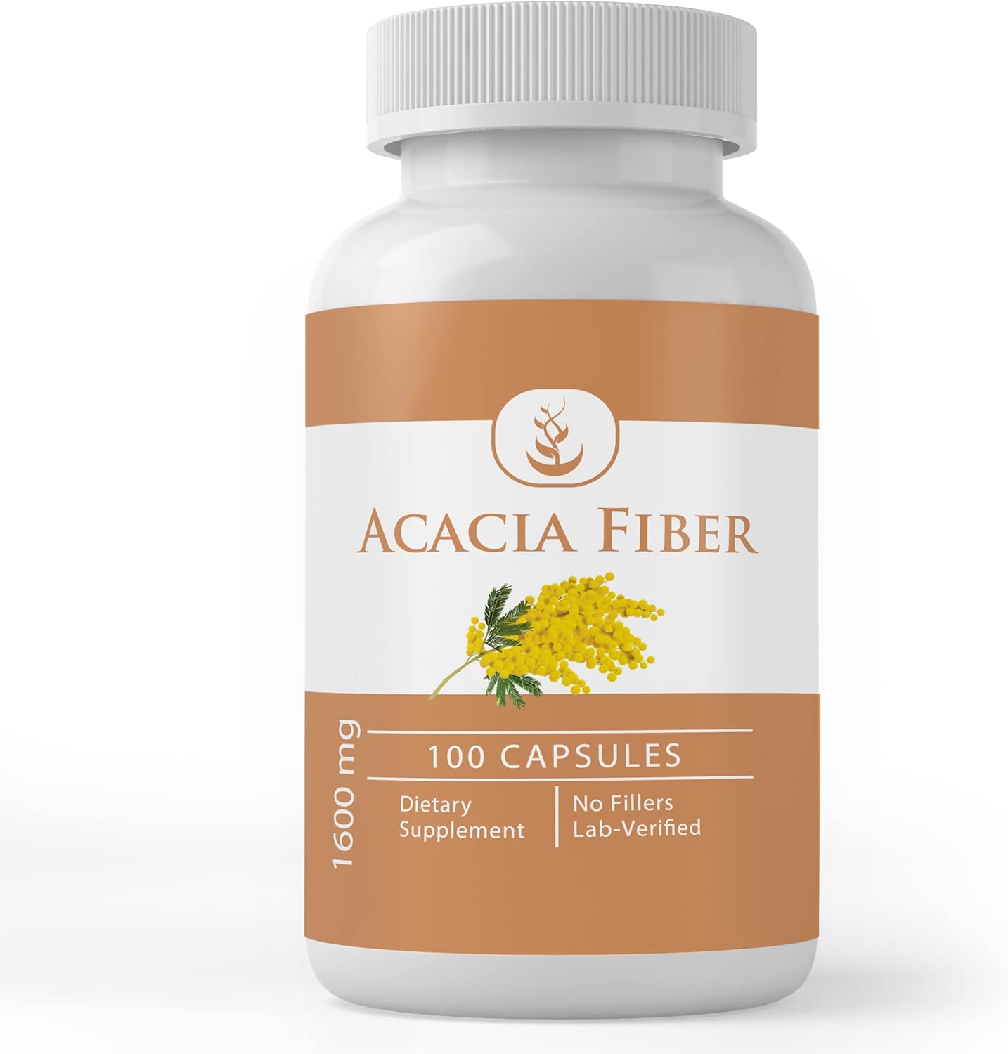100 Capsules of Pure Acacia Fiber - Lab Verified, No Additives or Fillers - Original Ingredients - BoostGo Australia
