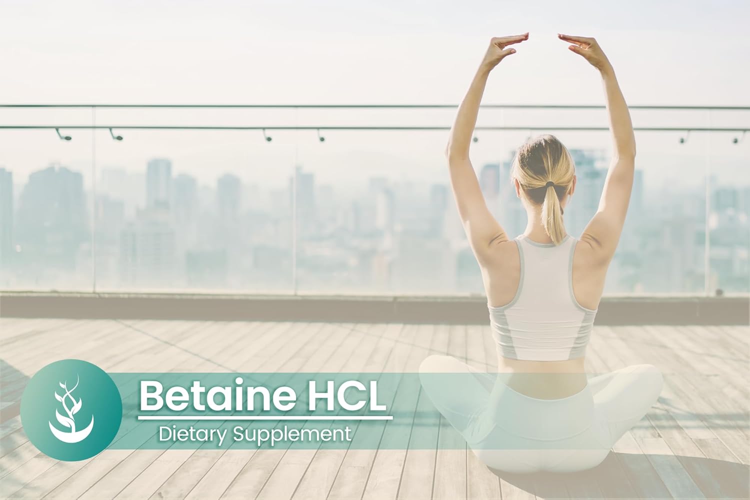 100 Capsules of Pure Betaine HCL with Original Ingredients - Lab Verified, No Additives or Fillers