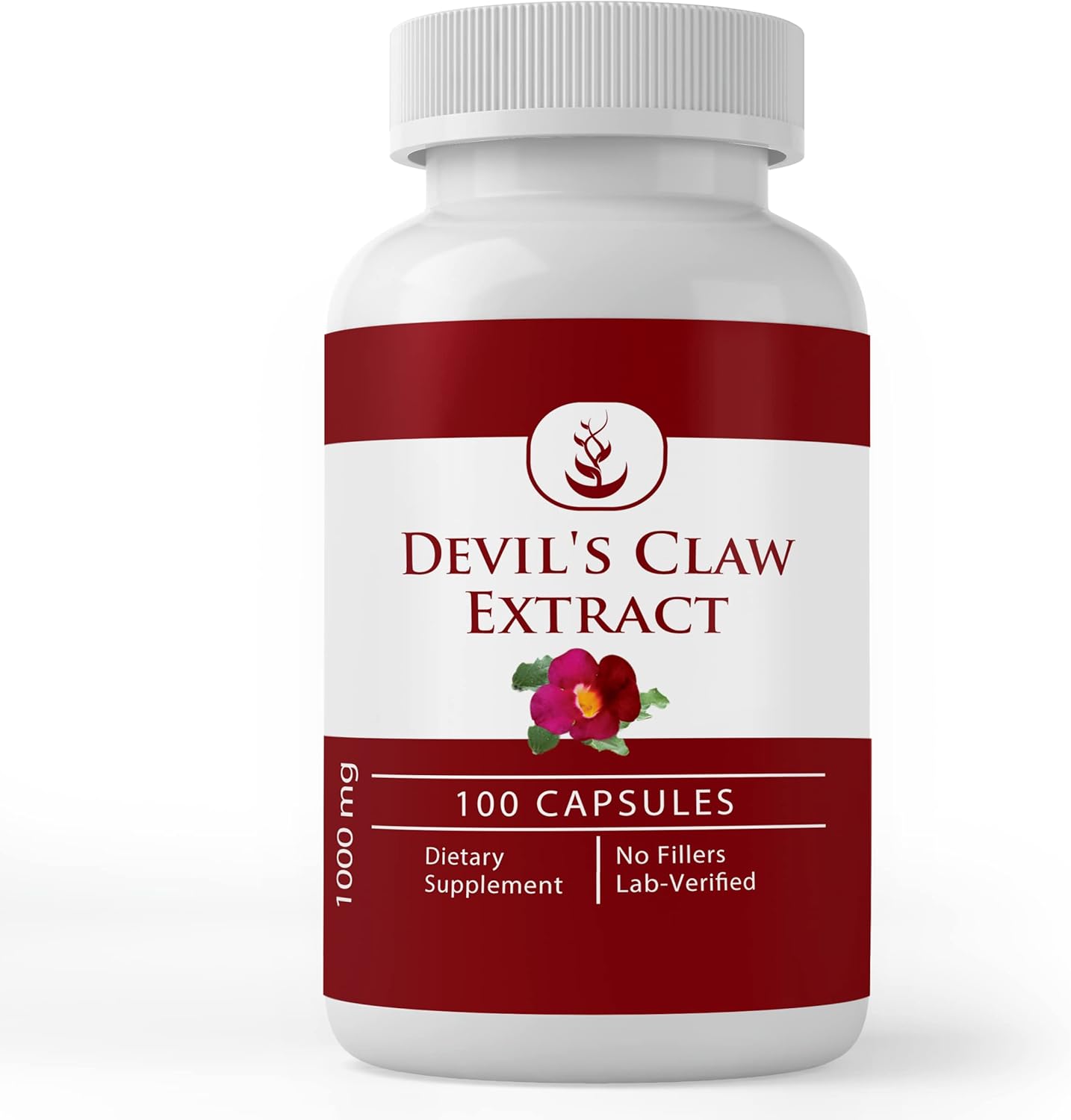 100 Capsules of Pure Devil's Claw Extract - Lab Verified, No Additives or Fillers