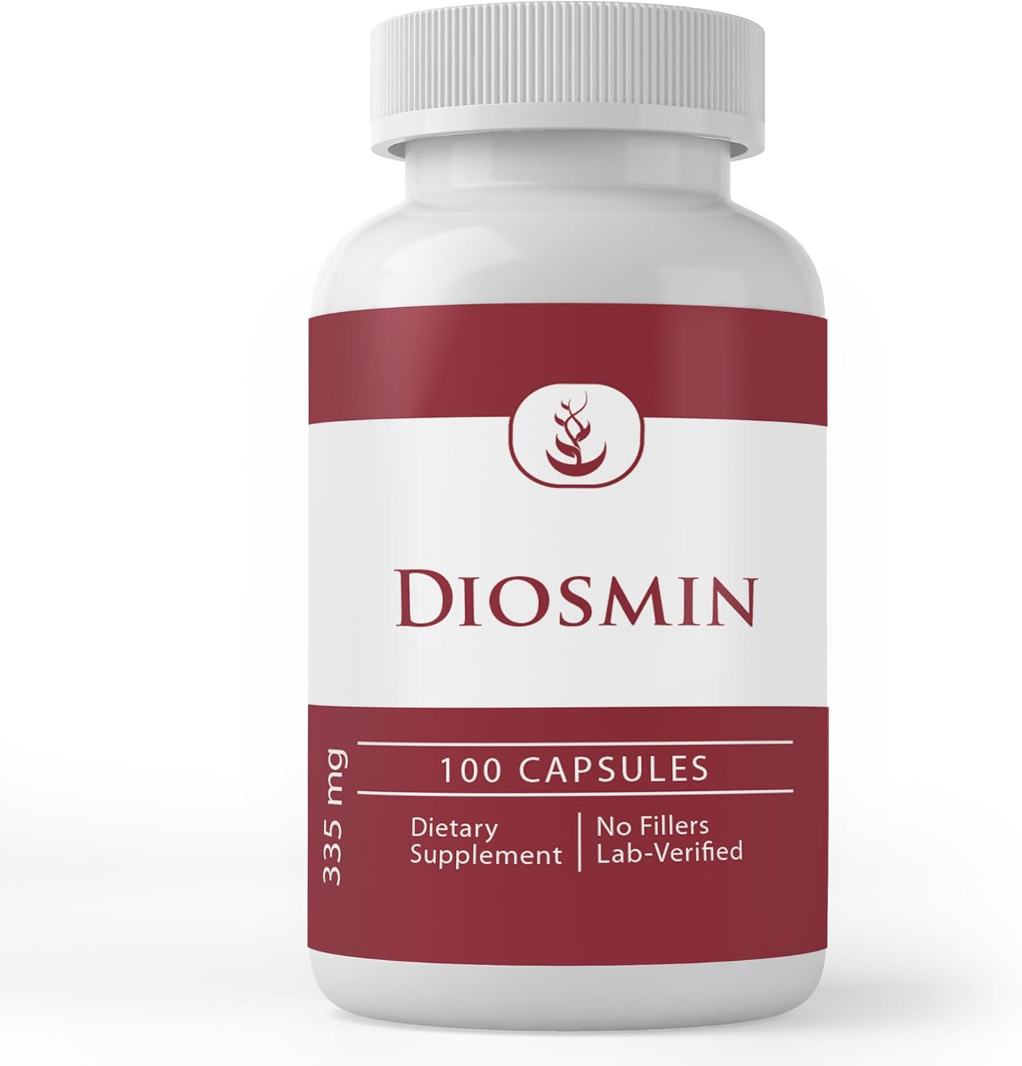 100 Capsules of Pure Diosmin Extract - Lab Verified, No Additives or Fillers