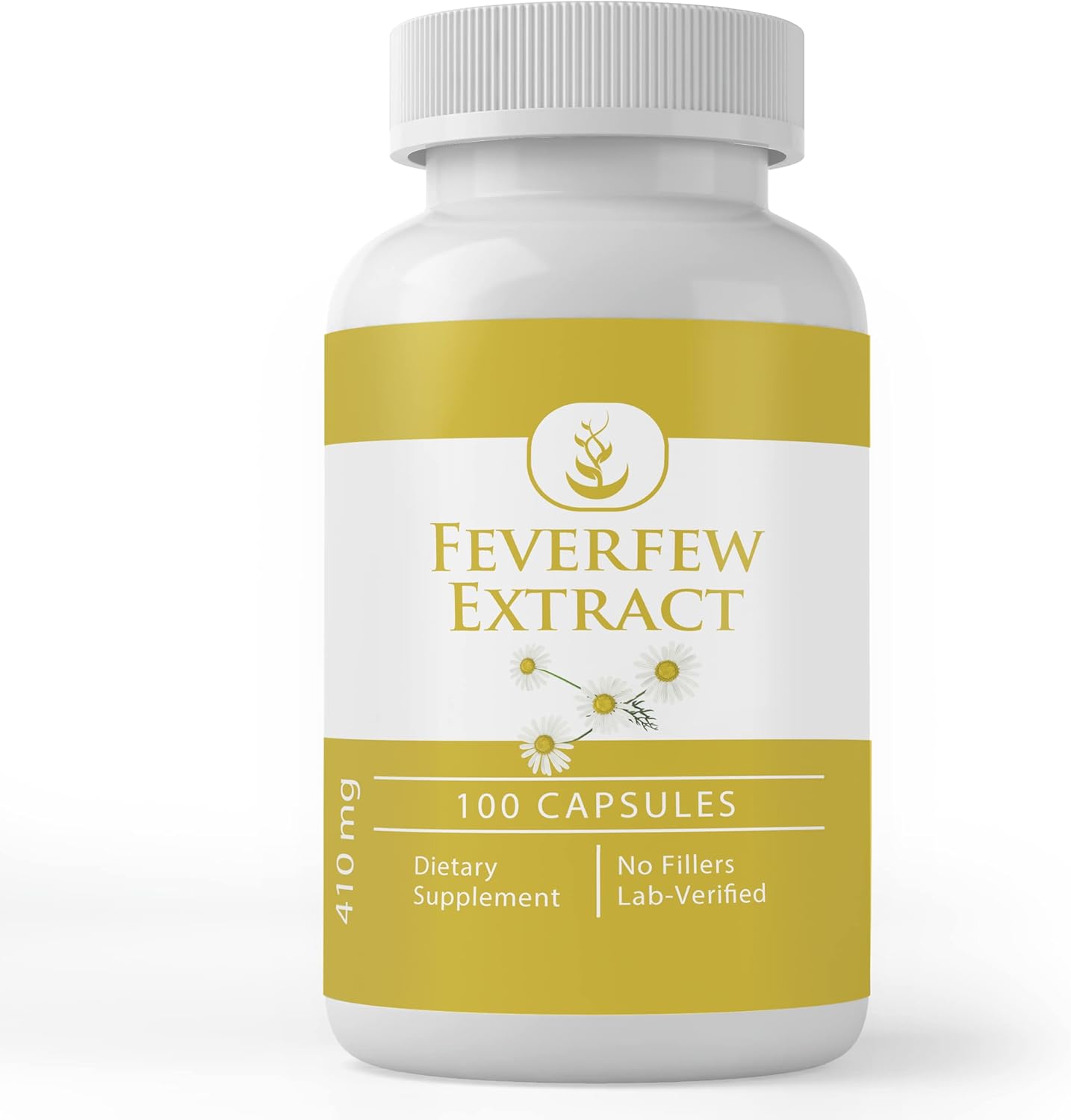 100 Capsules of Pure Feverfew Extract - Lab Verified, No Additives or Fillers - BoostGo Australia