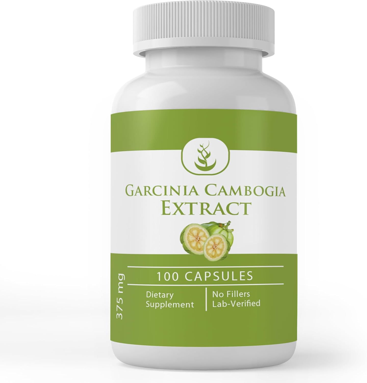 100 Capsules of Pure Garcinia Cambogia with Original Ingredients, Lab Verified - No Additives or Fillers