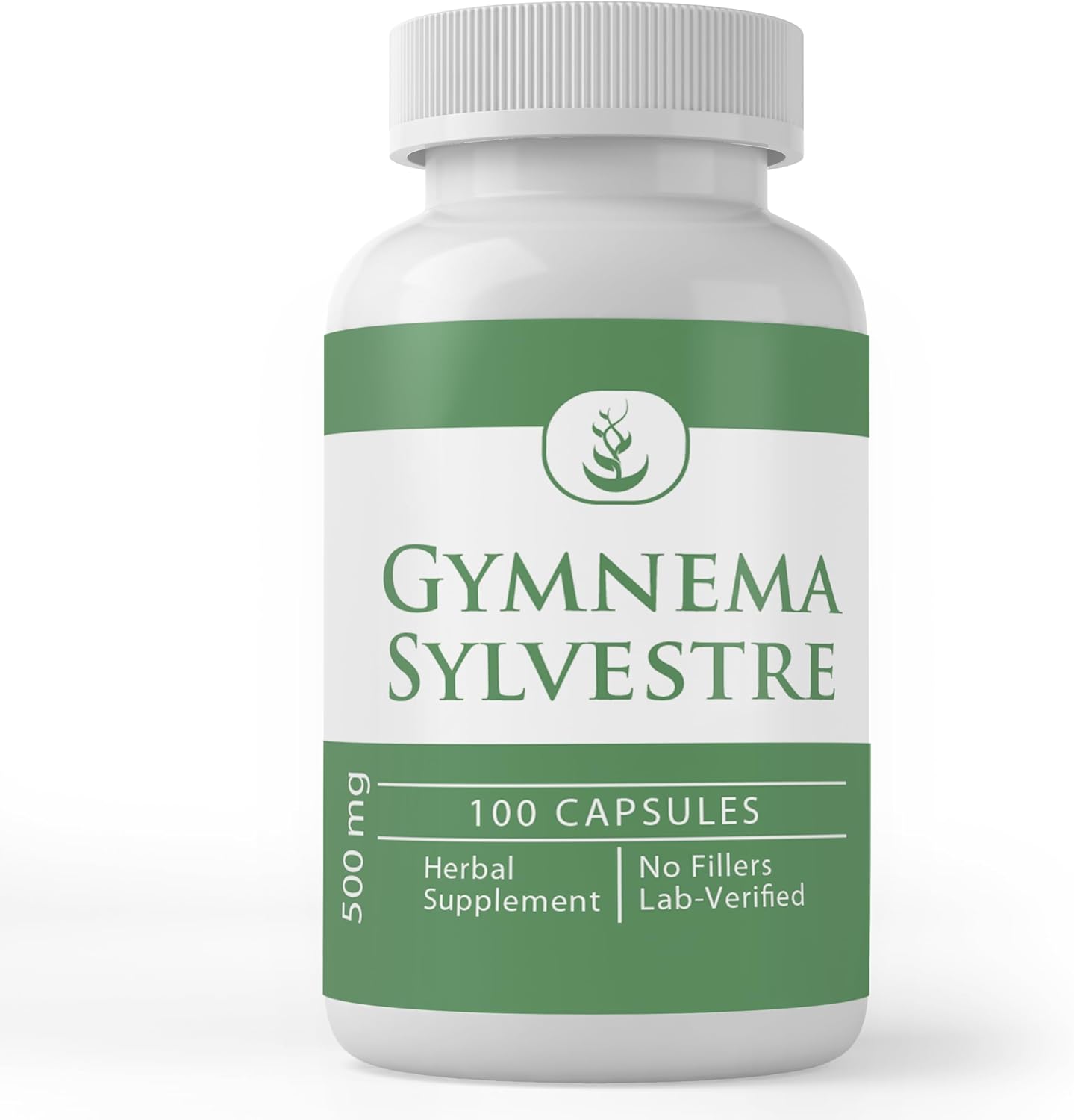 100 Capsules of Pure Gymnema Sylvestre - Lab Verified, No Additives or Fillers