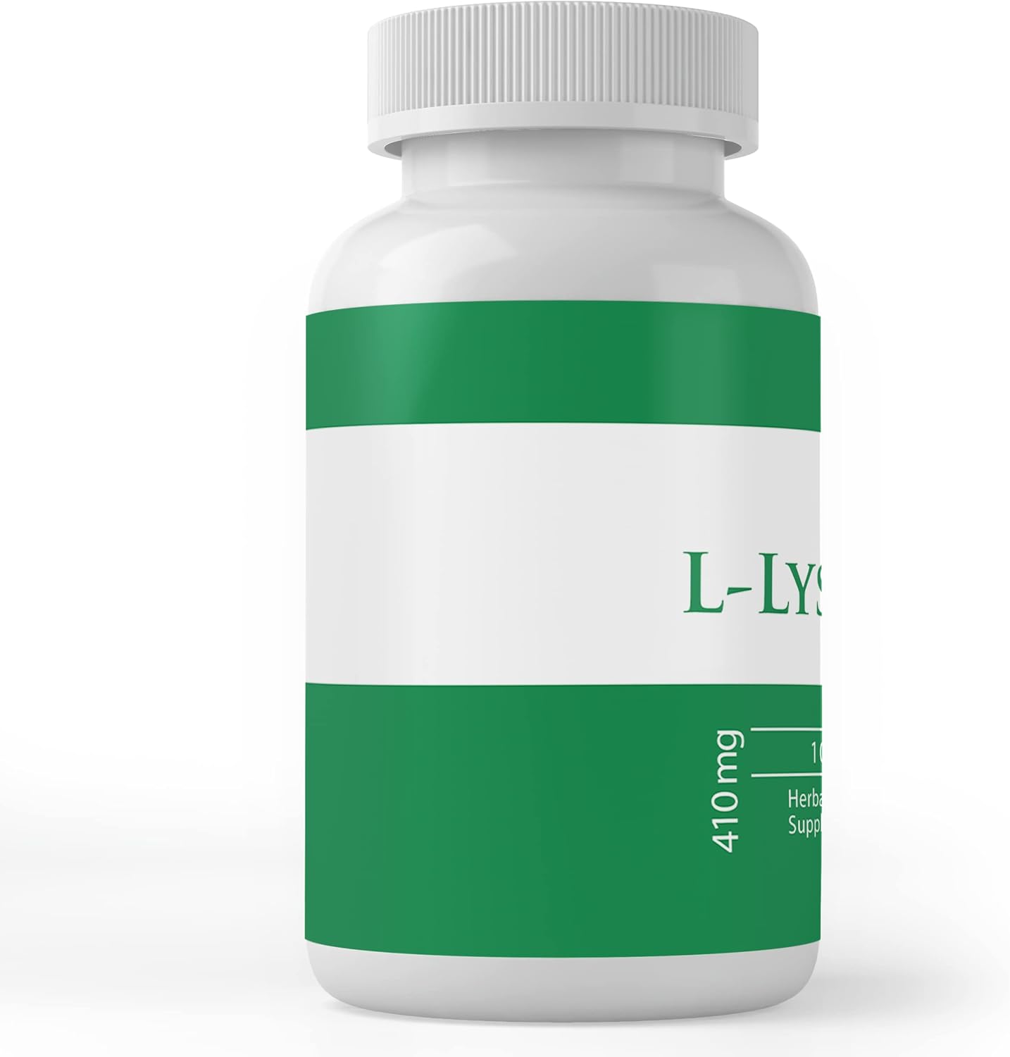 100 Capsules of Pure L-Lysine HCL with Lab Verified Ingredients, No Additives or Fillers