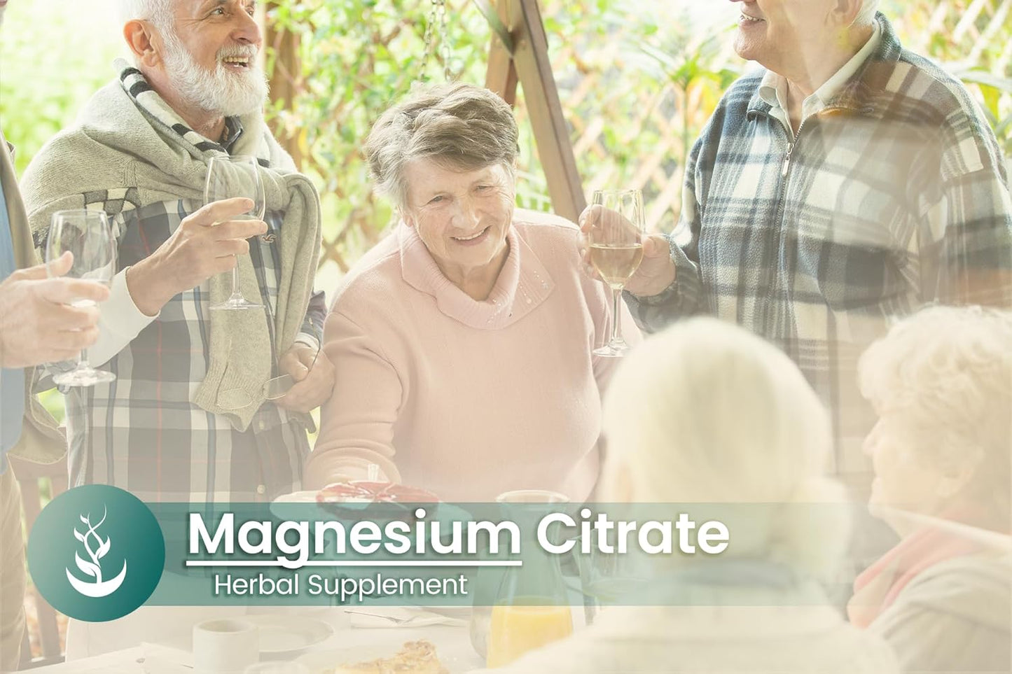 100 Capsules of Pure Magnesium Citrate with Original Ingredients, Lab Verified - No Additives or Fillers Included