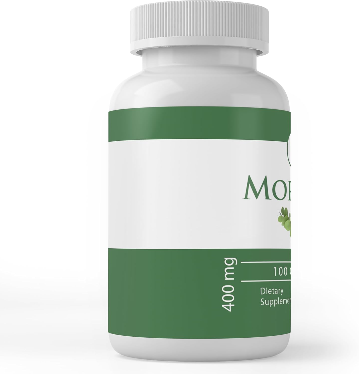 100 Capsules of Pure Moringa Oleifera with Original Ingredients, Lab Verified - No Additives or Fillers