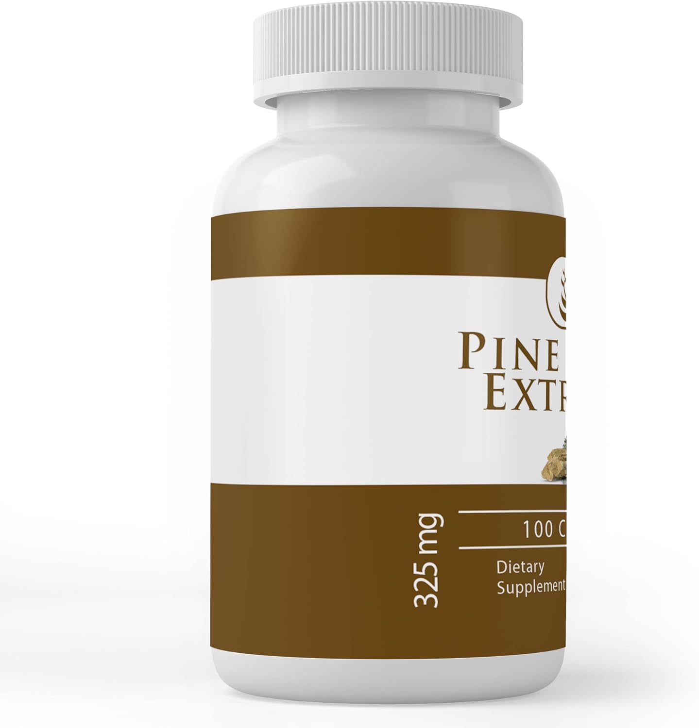100 Capsules of Pure Pine Bark Extract - Original Ingredients, Lab Verified, No Additives or Fillers