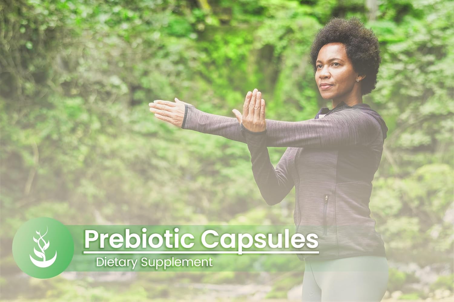 100 Capsules Prebiotic Supplement with Pure Original Ingredients - Lab Verified, No Additives