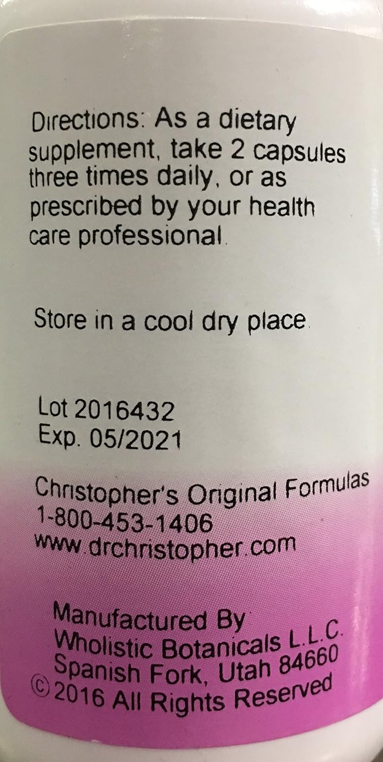 100 Count Christopher's Horsetail Grass Capsules - 375 mg - Natural Vegetarian Supplement