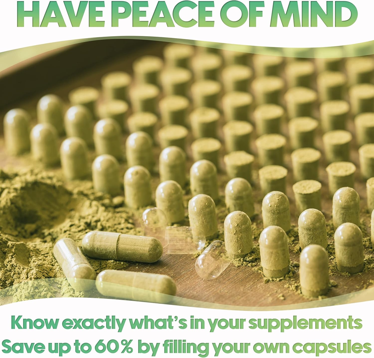 100 Count Size 0 Clear Vegan Capsules for Essential Oils - DIY Oil Filling - Empty Vegetable Capsules for Aromatherapy